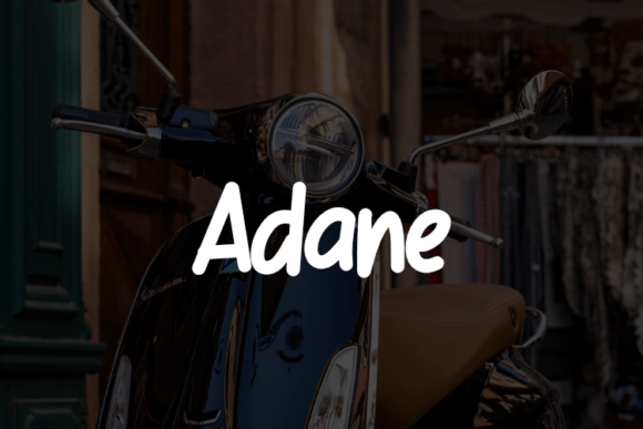 Adane: The Script Font That Elevates Campaign Visuals and Brand Messaging