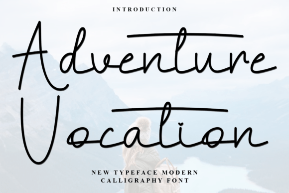 Adventure Vocation: A Festive Typeface for Digital Branding