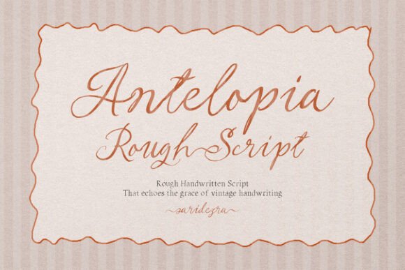 Antelopia: A Vintage Script Font for Scroll-Stopping Digital Campaigns