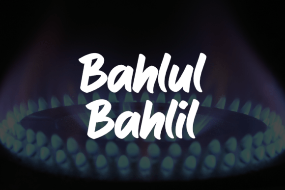 Bahlul Bahlil: A Refined Script Font for Modern Campaign Design