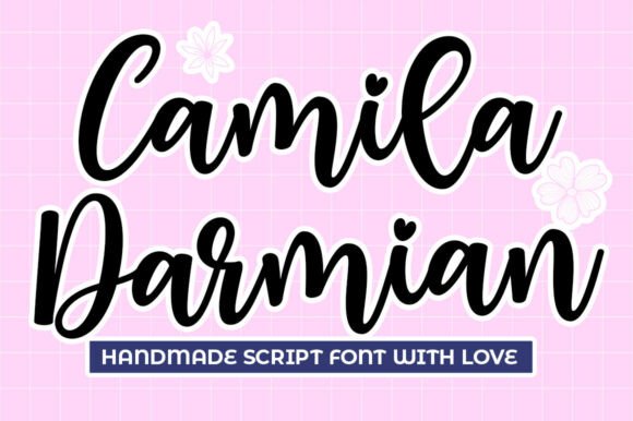 Camila Darmian: A Modern Script Font for Elegant Web Typography