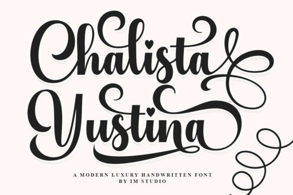 Chalista Yustina: A Softly Elegant Typeface for Thoughtful Editorial Design