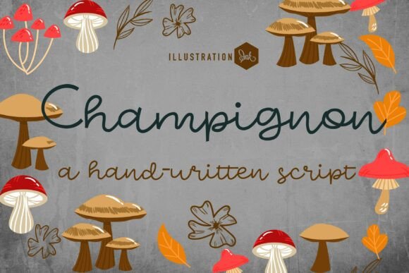 Champignon: A Handcrafted Script Font That Elevates Editorial Design