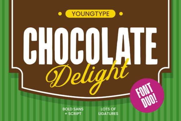Chocolate Delight Font Review: A Bold Choice for Sweet Campaign Visuals