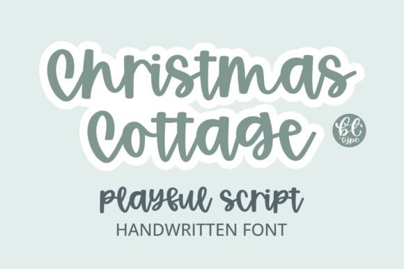 Christmas Cottage Font: Playful Typography for Digital Brands