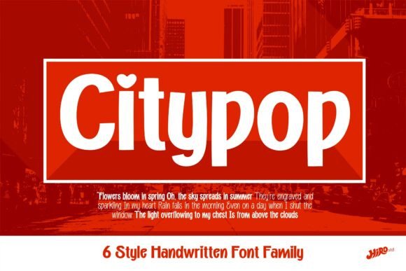 Citypop: A Retro-Inspired Font for Modern Editorial Design