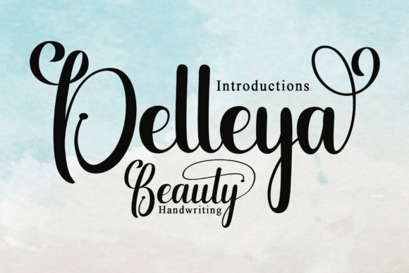 Delleya Font: Elevate Your Brand with a Touch of Elegant Script