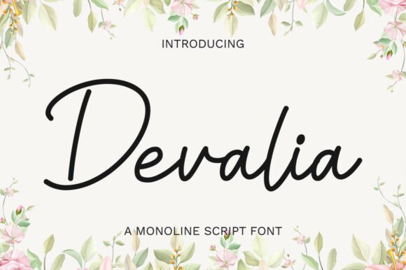 Devalia: A Timeless Handwritten Font for Editorial Elegance
