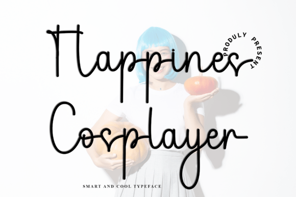 Happines Cosplayer Font: A Playful Touch for Branding That Stands Out