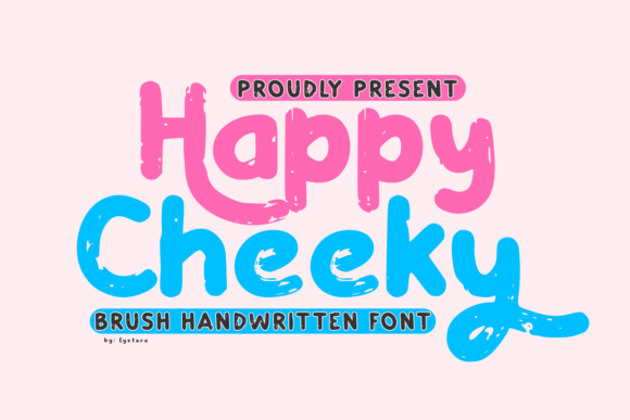 Happycheeky Regular: A Playful Script Font for Editorial Design and Digital Publishing