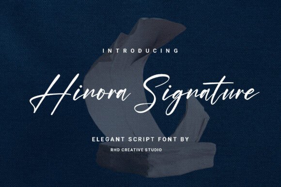 Hinora Signature: A Web Designer’s Dream Script Font for Elegant Digital Branding