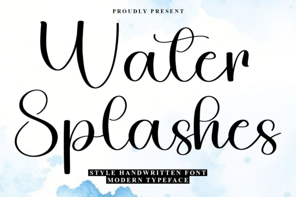 How Water Splashes Font Gave My Small Business a Fresh, Polished Look