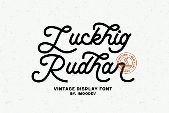 Luckhig Rudhar: A Retro Script Font for Scroll-Stopping Digital Campaigns