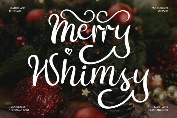 Merry Whimsy: A Festive Script Font That Elevates Holiday Web Design