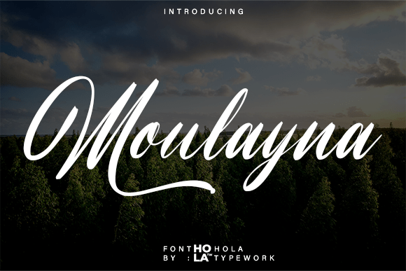 Moulayna: A Handwritten Font That Elevates Editorial Design