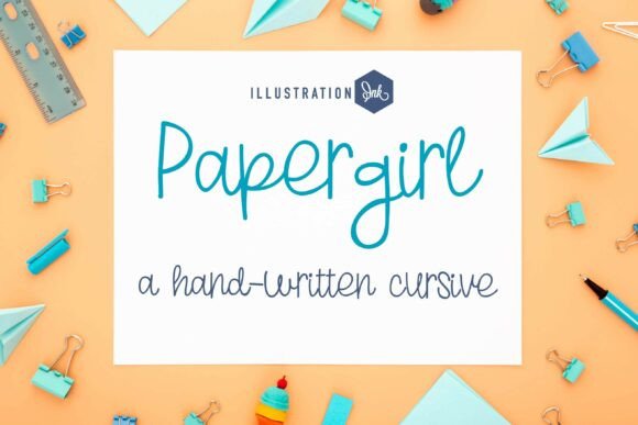 Papergirl: A Cheerful Handwritten Font for Modern Editorial Design