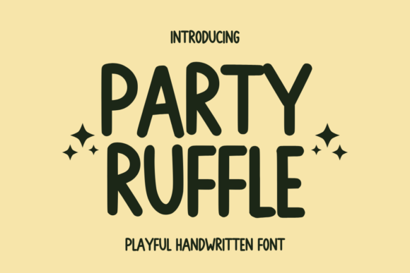 Party Ruffle: A Playful Handwritten Font for Modern Web Design