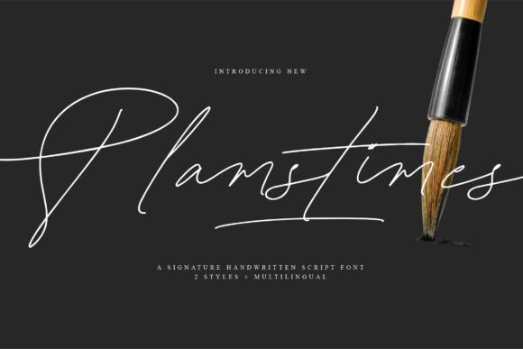 Plamstimes: A Designer’s Go-To Script Font for Elegant Branding