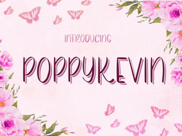 Poppykevin: A Distinctive Script Font for Modern Web Design