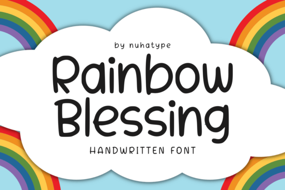 Rainbow Blessing: A Minimalist Handwritten Font for Charming Brand Identities