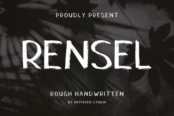 Rensel: A Stylish Handwritten Font for Modern Brand Design
