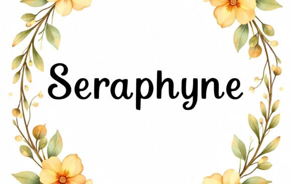 Seraphyne: A Whimsical Handwritten Font for Crafters and Makers
