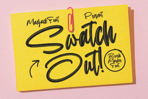 Swatch Out: A Feminine Handwritten Font That Elevates Your Craft and Product Designs